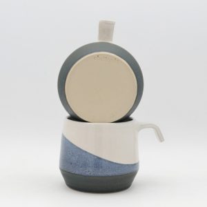 Tasse artisanale tricolore