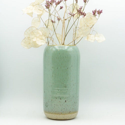 vase vert en ceramique